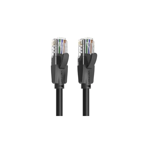 Vention IBEBK CAT6 UTP tinklo kabelis 8 m, juodas image 1