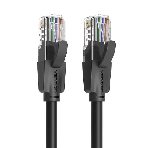 Vention IBEBK CAT6 UTP tinklo kabelis 8 m, juodas image 2