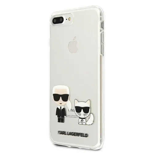 Karl Lagerfeld Karl & Choupette dėklas iPhone 7/8 Plus, skaidrus image 2