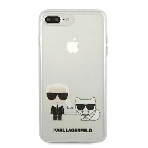 Karl Lagerfeld Karl & Choupette dėklas iPhone 7/8 Plus, skaidrus image 3