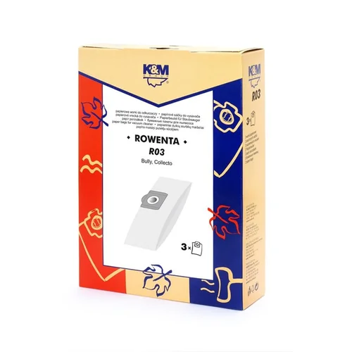K&M R03 Micro dulkių siurblių maišeliai, 3 vnt. image 1
