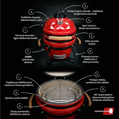 KamadoClub JUNIOR kepsninė, Raudona image 2
