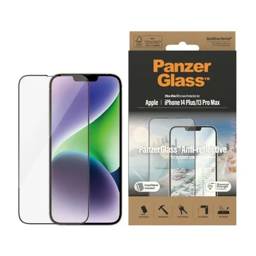 PanzerGlass Ultra-Wide Fit antibakterinis stiklas iPhone 14 Plus / 13 Pro Max image 1