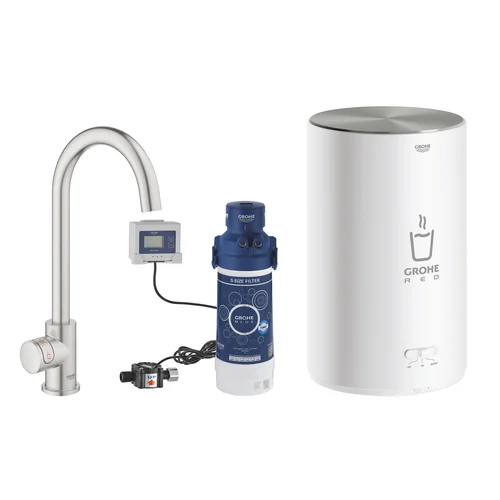 GROHE Red Mono M boilerio čiaupas, C snapas, chromas image 3