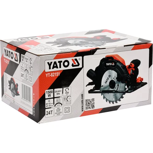 YATO YT-82151 elektrinis diskinis pjūklas 185 mm 1500 W image 2