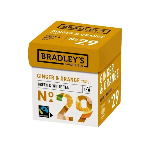 Bradley's Favorites imbiero ir apelsinų arbata, 12 maišelių image 2