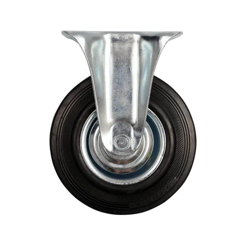 Vorel Ratukas vežimėliui guminis juodas d-160mm 130kg image 1