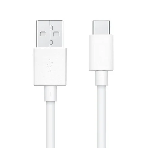 OPPO DL143 USB-A–USB-C kabelis, 3 A, 1 m, baltas image 1