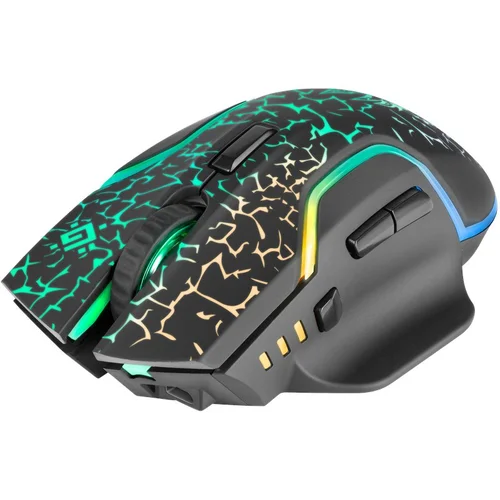 Defender GM-067 OneShot Optic RF RGB 3200 DPI 7 mygtukų pelė image 1
