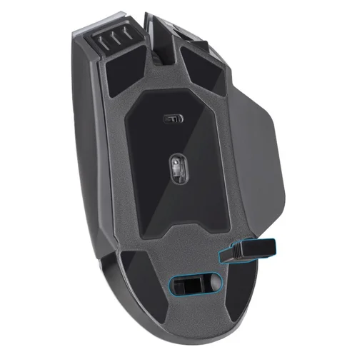 Defender GM-067 OneShot Optic RF RGB 3200 DPI 7 mygtukų pelė image 2