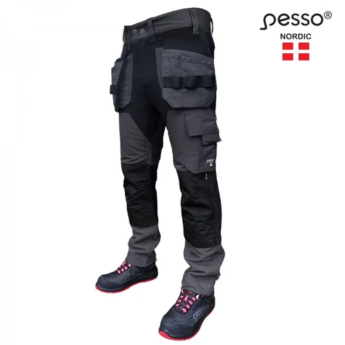 PESSO KD126P TITAN Flexpro Darbo kelnės 62 Pilka image 1