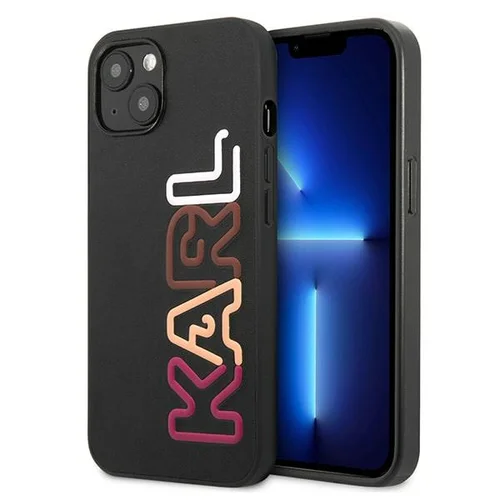 Karl Lagerfeld Multipink Brand dėklas iPhone 13, juodas image 1