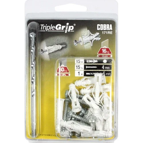 Cobra Įvarai GKP, 4 x 29 mm, plastikiniai, 15 vnt. image 2
