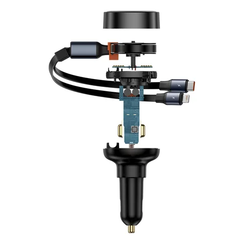 Baseus Enjoyment automobilinis įkroviklis 60 W, juodas image 3