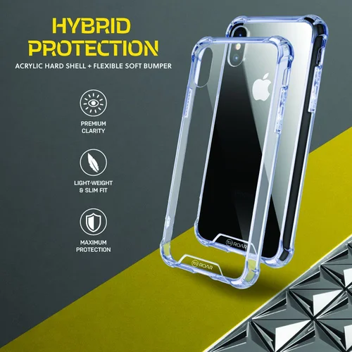 Roar Armor Jelly Case iPhone 14 Pro, skaidrus image 3