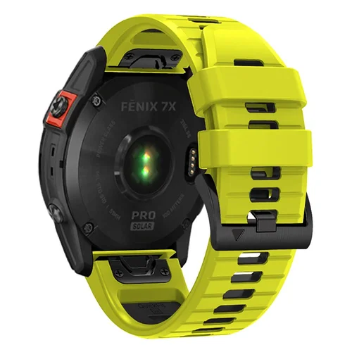 Tech-Protect IconBand Pro Lime Black dirželis Garmin Fenix 3–7X image 3