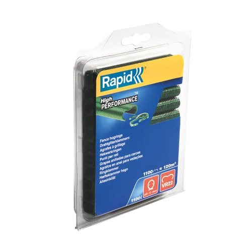 Rapid VR22 sukabinimo kabės, 1100 vnt., žalia danga image 2