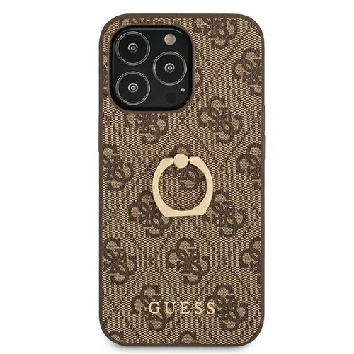 Guess GUHCP13L4GMRBR 4G dėklas iPhone 13 Pro / 13, rudas image 3