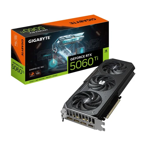 Gigabyte GeForce RTX 5060 Ti GAMING OC 16GB vaizdo plokštė image 1