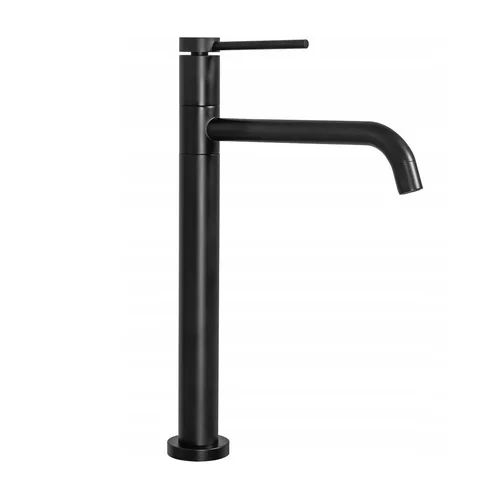 Praustuvo maišytuvas REA Lugano Slim High Black Mat image 1