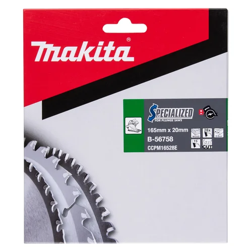 Makita B-56758 T.C.T. pjūklo diskas 165X2X20mm 15° T28 image 2