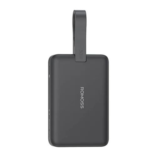 Romoss WMS10 išorinė baterija 10 000 mAh 30 W, juoda image 2