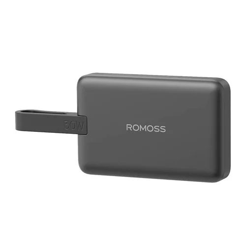 Romoss WMS10 išorinė baterija 10 000 mAh 30 W, juoda image 3