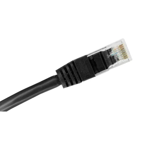 AVIZIO KKU6CZA0.5 Cat6 kabelis, 0,5 m, juodas image 2