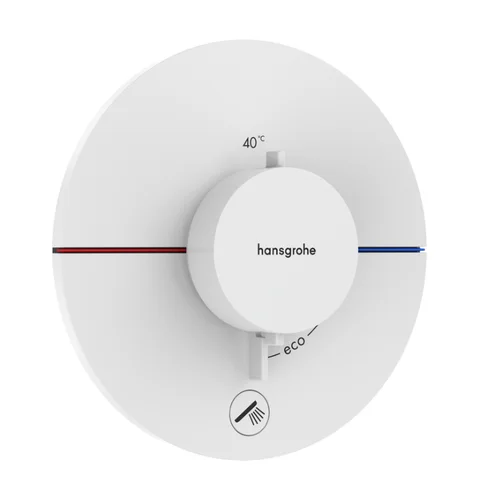 Hansgrohe ShowerSelect Comfort S 15562700 Potinkinis termostatinis maišytuvas Baltas matinis image 1