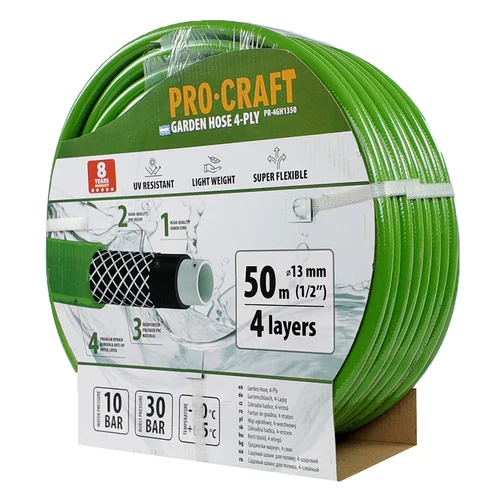 ProCraft PR-4GH1350 Sodo žarna 50 m ilgio Žalia image 2