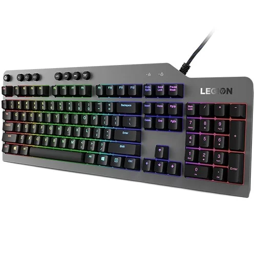 Lenovo Legion K500 mechaninė žaidimų klaviatūra, USB, JAV anglų image 1