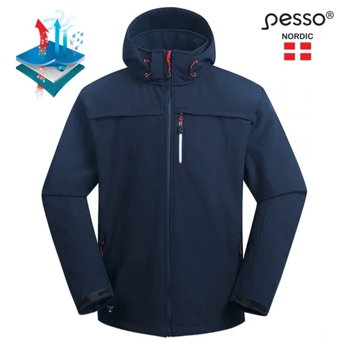 PESSO ATLANTA Softshell striukė 2XL mėlyna image 1