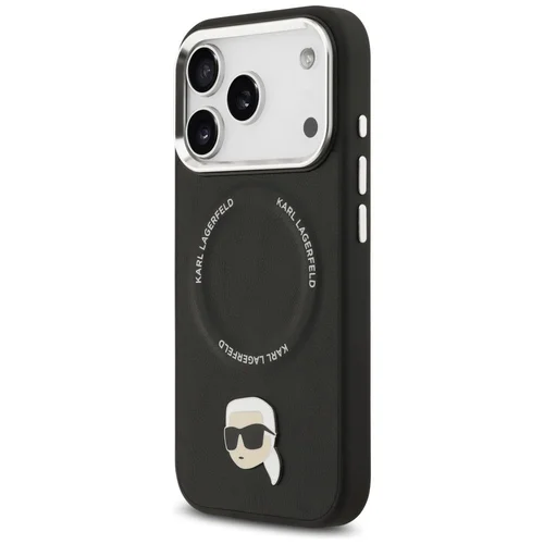 Karl Lagerfeld Karl Pin MagSafe dėklas iPhone 17 Pro, juodas image 2