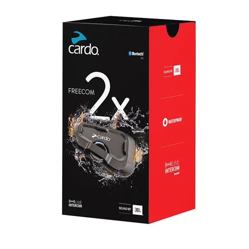Cardo FRC2X103 motociklo interkomas, 2 kanalų, 800 m, juodas image 3