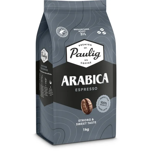 Paulig Arabica Espresso kavos pupelės 1 kg image 1