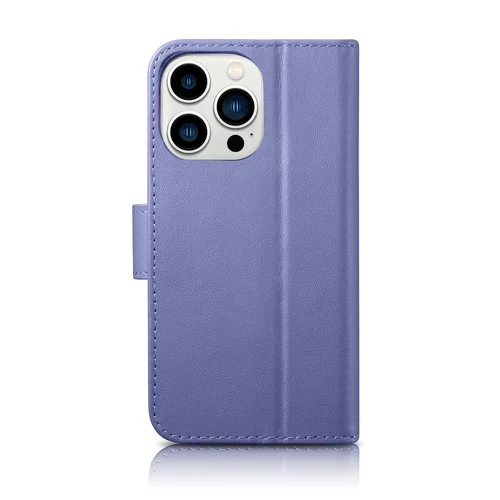 iCarer iPhone 14 Pro Max odinis 2-in-1 dėklas, šviesiai violetinis image 2