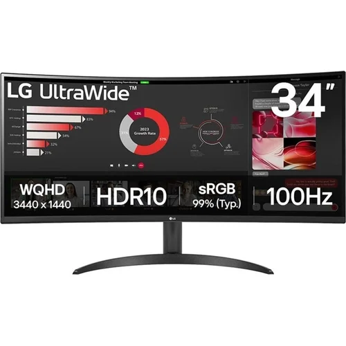 LG UltraWide 34WR50QK-B 34 colių monitorius image 1