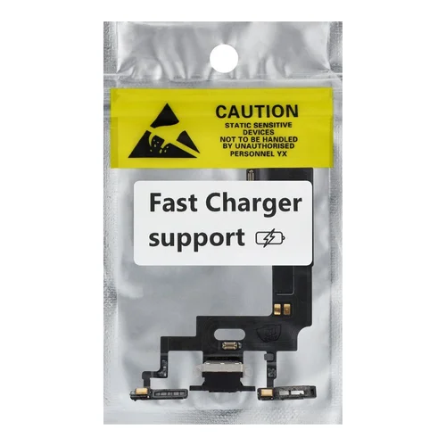 iPhone XR įkrovimo USB flex, juodas, naudotas image 3