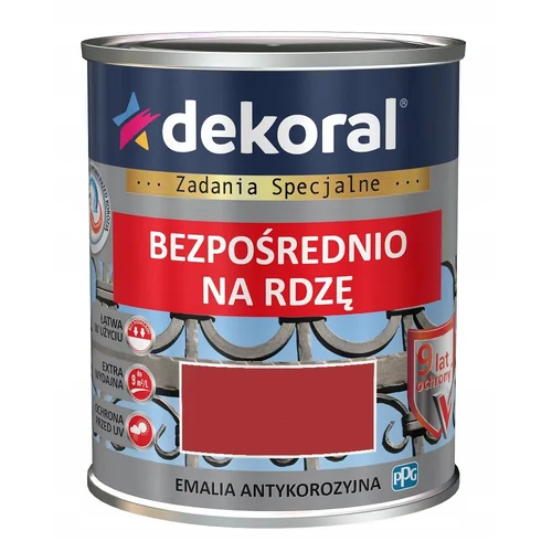 Dekoral emalis antikorozinis 0,65 L raudonas blizgus RAL 3031 image 1