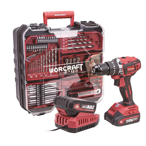 WORCRAFT CHD-S20LiBAS belaidis suktuvas-gręžtuvas 20V Li-Ion image 1