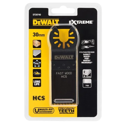 Daugiafunkcinio įrankio geležtė DeWalt DT20740-QZ, 30 mm image 2