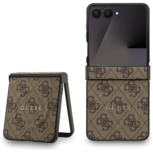 GUESS GUHMZF7P4MSEGCW MagSafe dėklas Samsung Z Flip7, rudas image 1