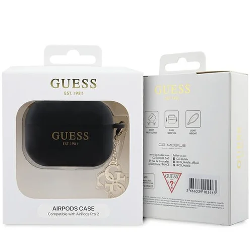Guess GUAP2LECG4K dėklas AirPods Pro 2, juodas image 3