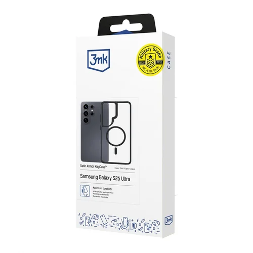 Samsung Galaxy S26 Ultra 3mk Satin Armor MagCase dėklas image 2