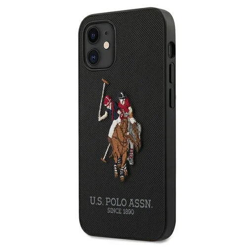 U.S. Polo Assn. USHCP12SPUGFLBK dėklas iPhone 12 mini, juodas image 2