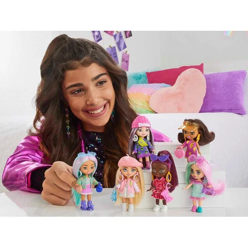 Barbie Extra Mini Minis HLN48 lėlė su berete image 3