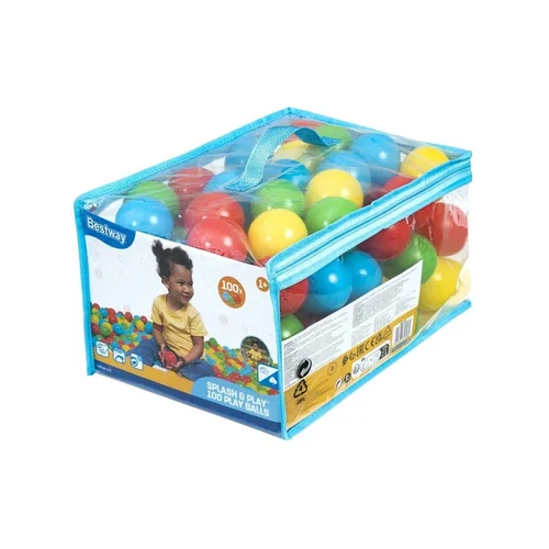 Bestway Splash & Play kamuoliukų rinkinys, 100 vnt. image 1