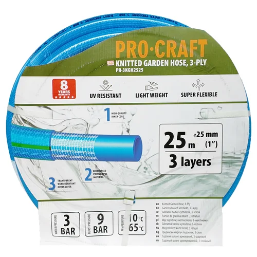 ProCraft PR-3KGH2525 25 m mėlyna sodo žarna image 2