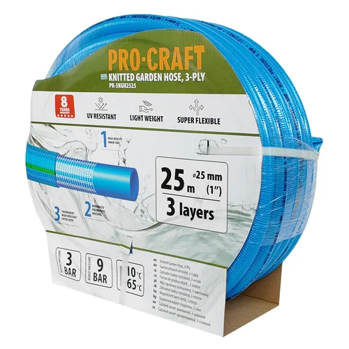 ProCraft PR-3KGH2525 25 m mėlyna sodo žarna image 3