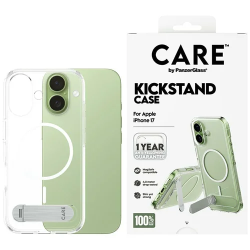 CARE by PanzerGlass dėklas su stovu MagSafe iPhone 17 image 1